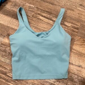 Lululemon Align Tank top! size 4, color: turquoise blue